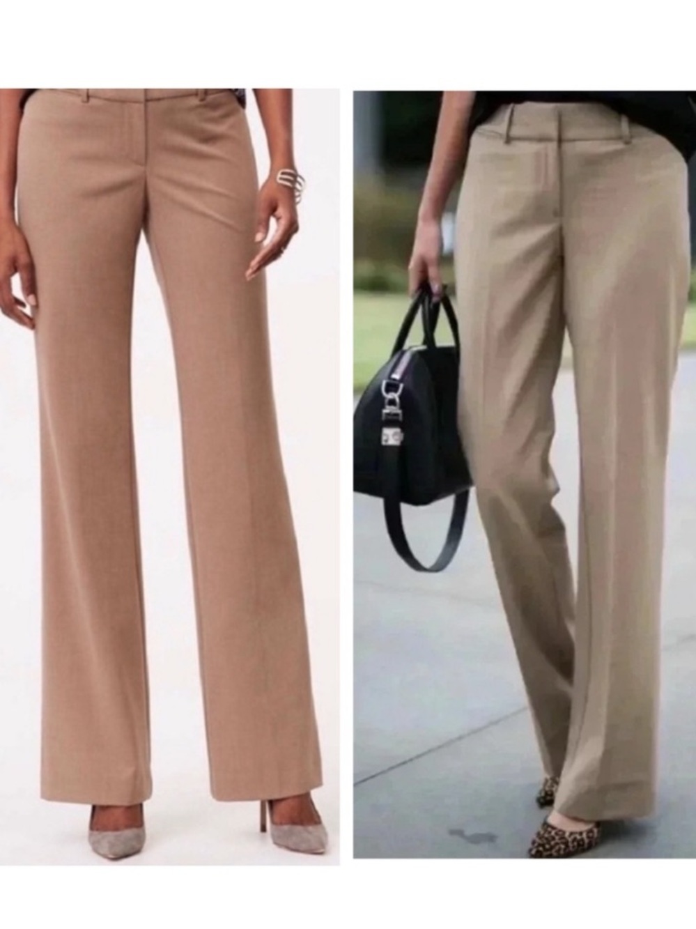Ann Taylor LOFT Marisa Trousers in Beige
